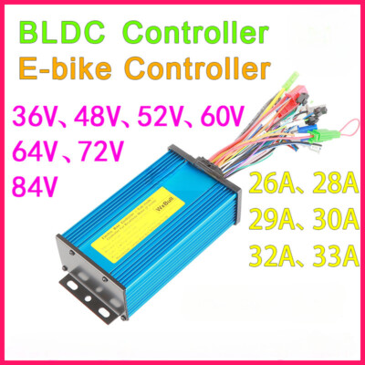 36V 48V 72V 500W 1000W E-Bike Sinuswelle Bürstenloser Regler Roller BLDC Motor