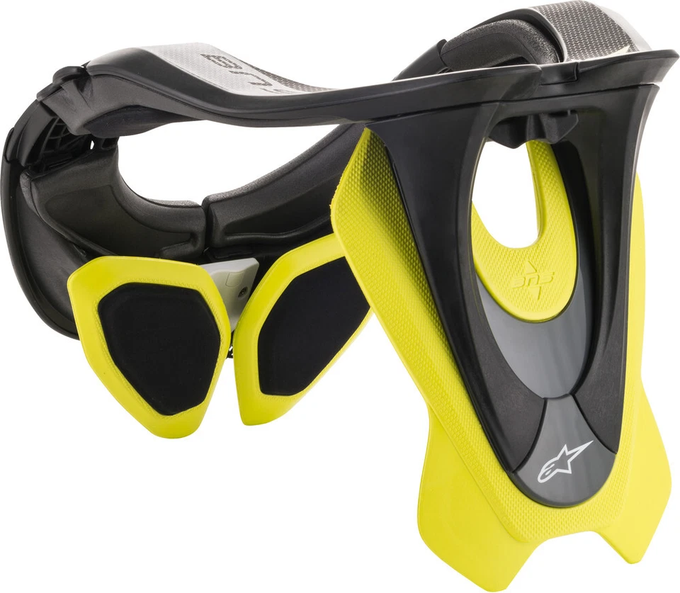 Protector Soporte Cuello ALPINESTARS BNS TECH-2 Adulto XS-MD Negro/Amarillo Foto 2 de 2