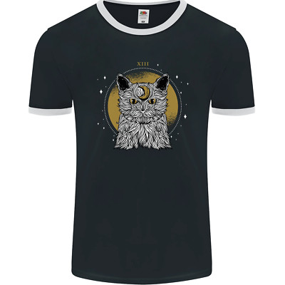 Ein Lunar Cat Moon Herren Ringer Maglietta FotL