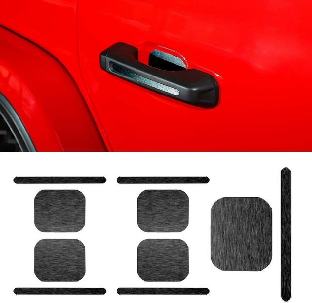 10X Door Handle Inserts Cover Trim for 182020 Jeep Wrangler JL