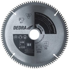 5902628814302 PIA TARCZOWA DO ALUMINIUM 205*30MM/100Z DEDRA
