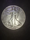 1947 Walking Liberty Half Dollar Coin Vf