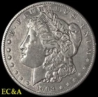 1903-S MORGAN SILVER DOLLAR RARE MICRO-S VAM-2 *TOP-100 MORGAN!* EF/AU (M048)