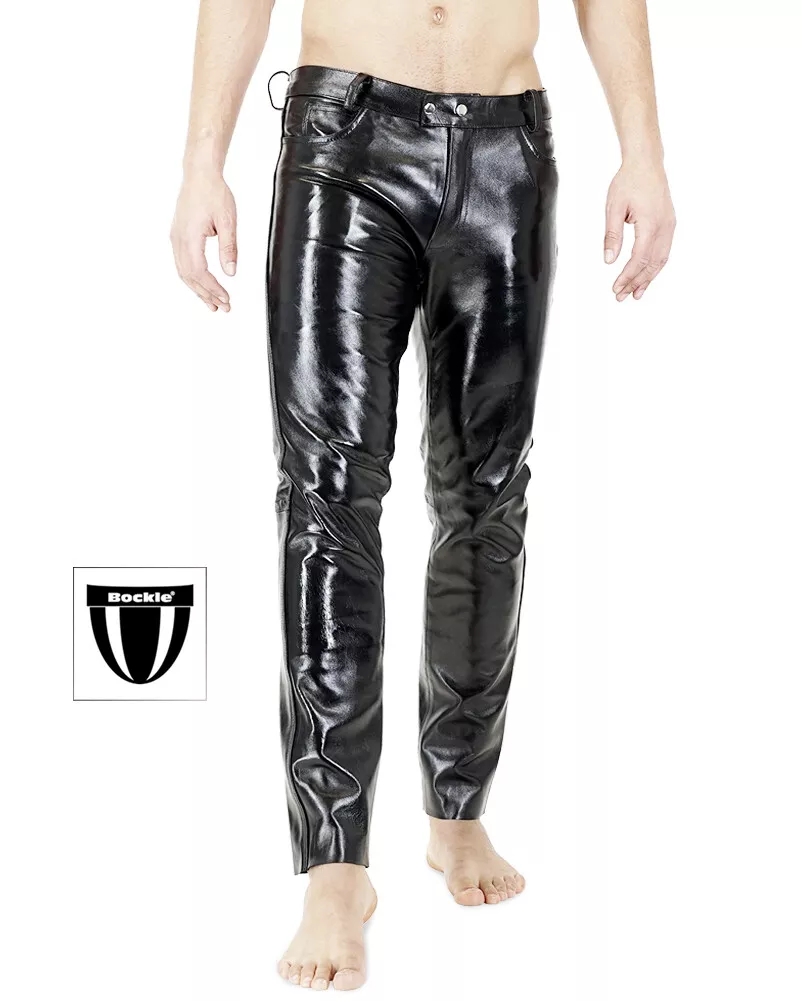 Leather clearance male pants