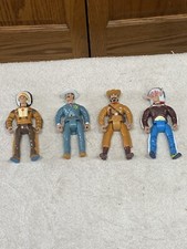 4 Imperial 1991 Legends Of The Wild West Cowboy Indian Action Figures