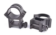 Hammers 1" 1 inch Rifle Scope Rings See-Thru High Height for weaver Picatinny