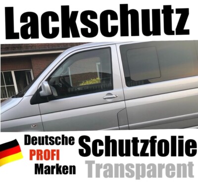 Schutzfolie als Lackschutzfolie für Auto Heckklappe Fahrradträger  VW T5 T6 Bus 