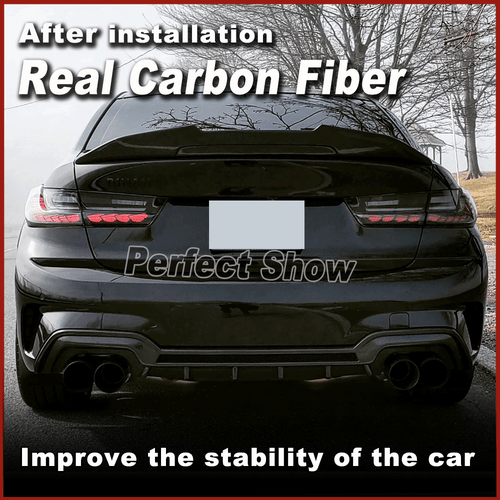 Carbon Heckdiffusor Diffusor Heckansatz für BMW 3er G20 G28 mit M-Paket 2019-20 - Picture 2 of 14