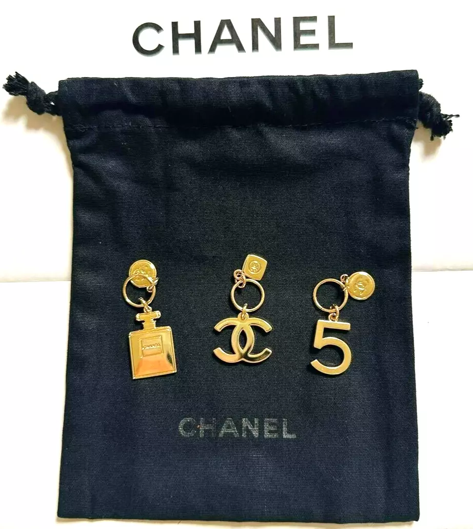 CHANEL Holiday Charms Set of 3 2023 Limited Novelty New With Pouch