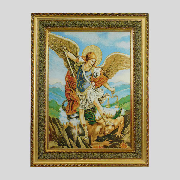 San Miguel Archangel Cushioned Surface 27”x 35” Frame Brand-New