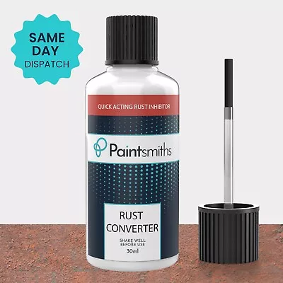 Paintsmiths Rust Converter & Inhibitor | For Metal, Cars, Radiators | 30ml Brush