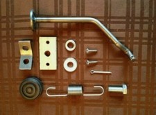 Correct Willys Mid 1950-later Cj3a Starter Foot Push Rod Pedal Oak Block W Pad Correct Willys Mid 1950-later Cj3a Starter Foot Push Rod Pedal Oak Block W Pad