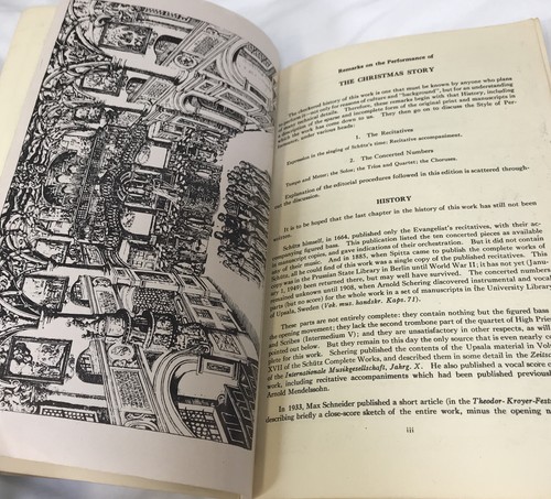 1949 La storia di Natale di Heinrich Schütz - Spartiti per accompagnamento di voci - Foto 5 di 12