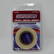 SuperTape Tape 1/2" x 3 yds Tape Roll long-lasting bonding adhesive,lace wig,NEW