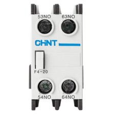 CHNT AC Contactor Accessories Auxiliary Contacts F4-20