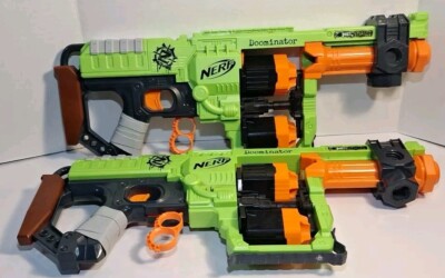 2 Nerf Zombie Strike Doominator Dominator 24 Dart Gun Blaster Zombie Blaster