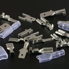 2.8/4.8/6.3mm Female/Male Spade Terminal Sleeve Electrical Wire Crimp Connectors