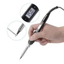 Electric Soldering Iron Hand Solder Wire Tweezers 80W Digital LCD Welding Tool