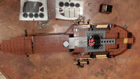 LEGO 9446 Ninjago Destiny's Bounty Partially Built