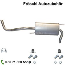 für Vw Polo 6N 6N1 6N2 Endtopf Auspuff hinten Anbausatz NEU a*