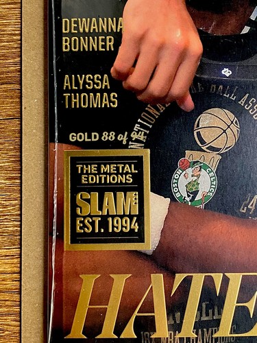 GOLD METAL SLAM 251 Tatum + Brown (#d/94) LIMITED NUMBERED Boston Celtics - Picture 2 of 2