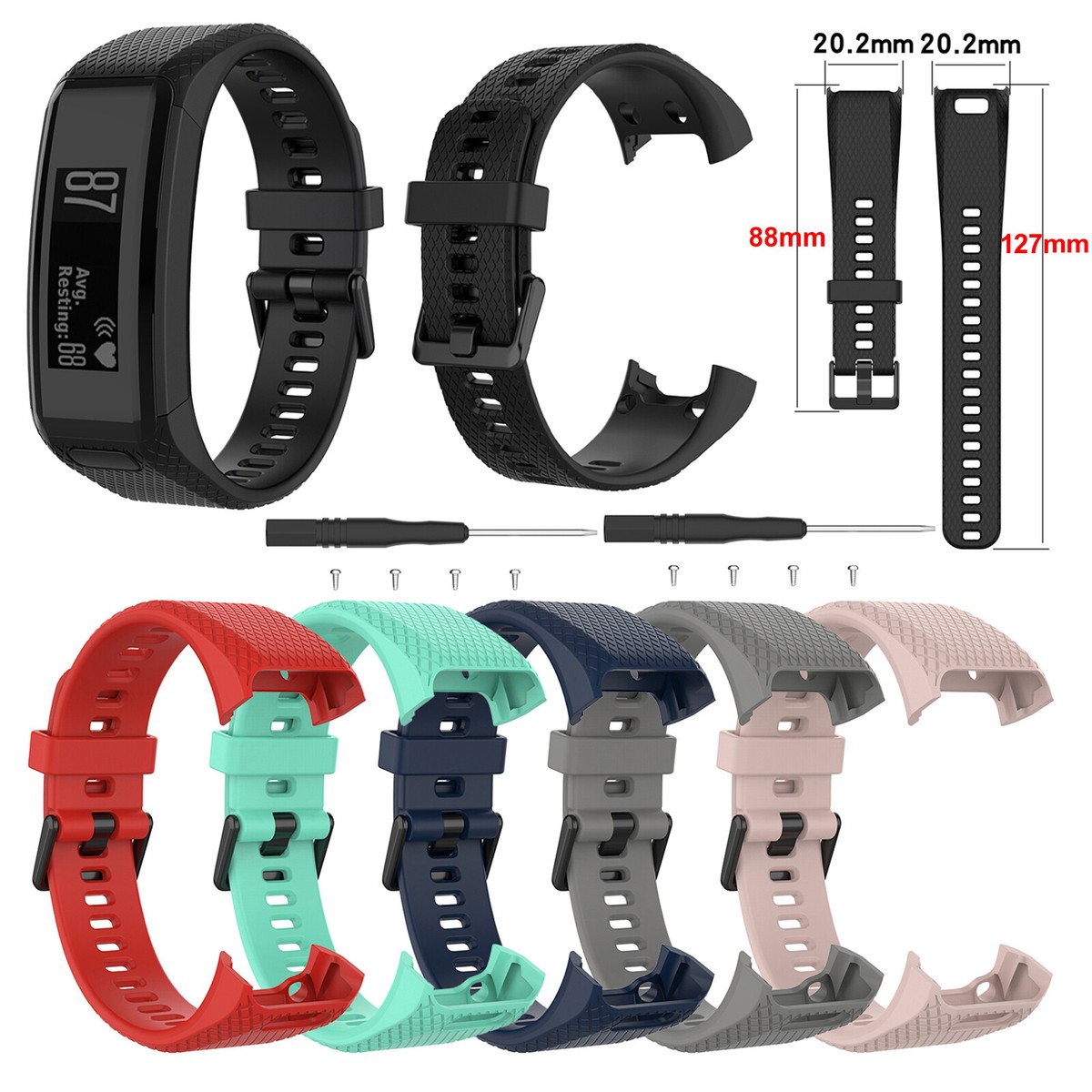 Vivosmart Hr+ Garmin Vivosmart Hr Replacement Band 4vb Clearance