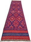 Rare Afghan Hand Woven Mashwani Kilim Kilim Wool Area Runner Rug 8 x 2 Ft — photo 1