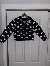 The North Face 600 Black 3M AOP Reversible Quilted Down Puffer Jacket Youth XS