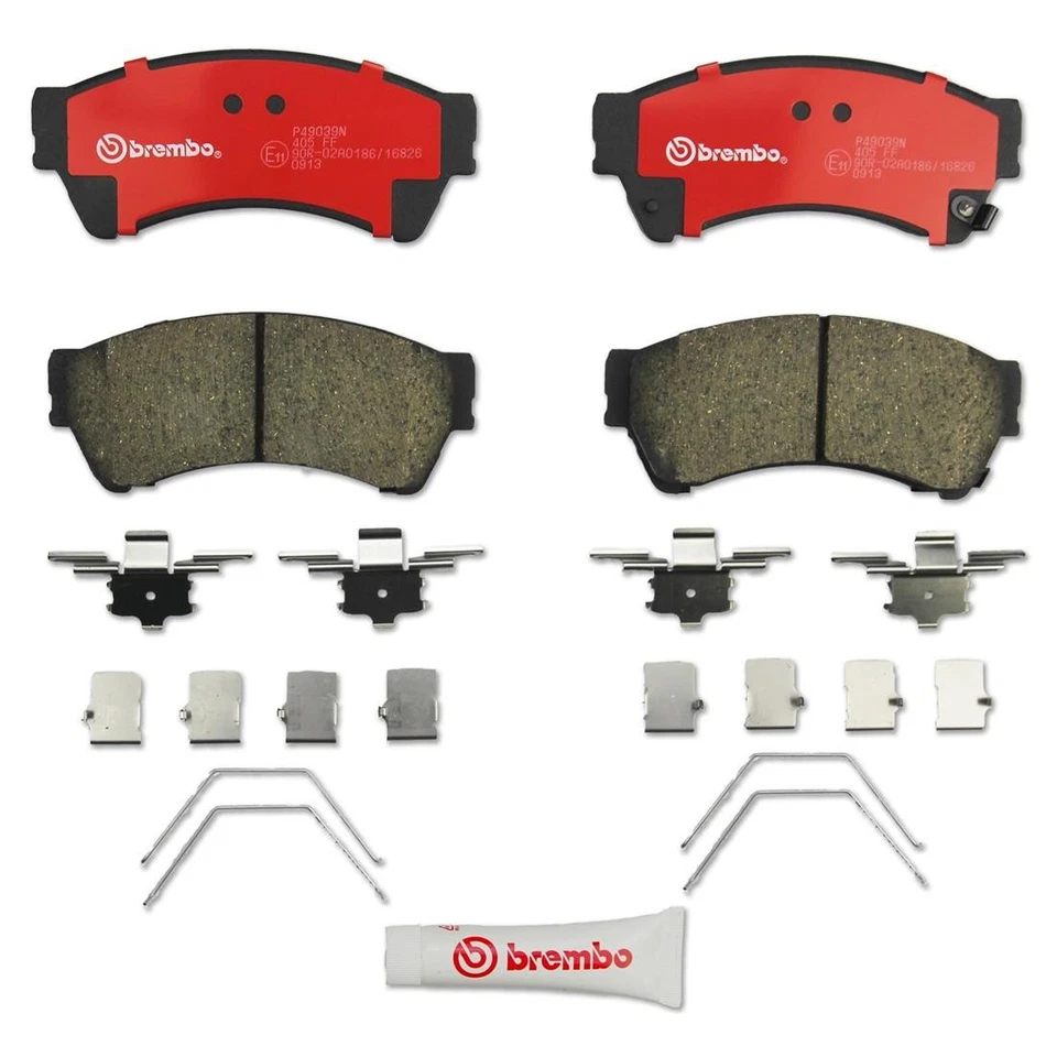 Front Rear Set Disc Brake Pad Set for 2006 Mercury Milan 2007-2012 Lincoln MKZ - Imagem 2 de 3