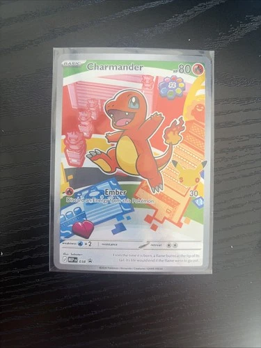 Charmander Pokemon  MEP 038 First Partner Illustration Rare Promo