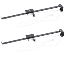 2no TIMCO Senior Garage Door Holder Wide Lintel Black  - 24" Lot1202