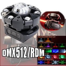 120W LED 6Arm 4-in-1 Magic Ball Beam Moving Head Laser Stage Light 540  rotation