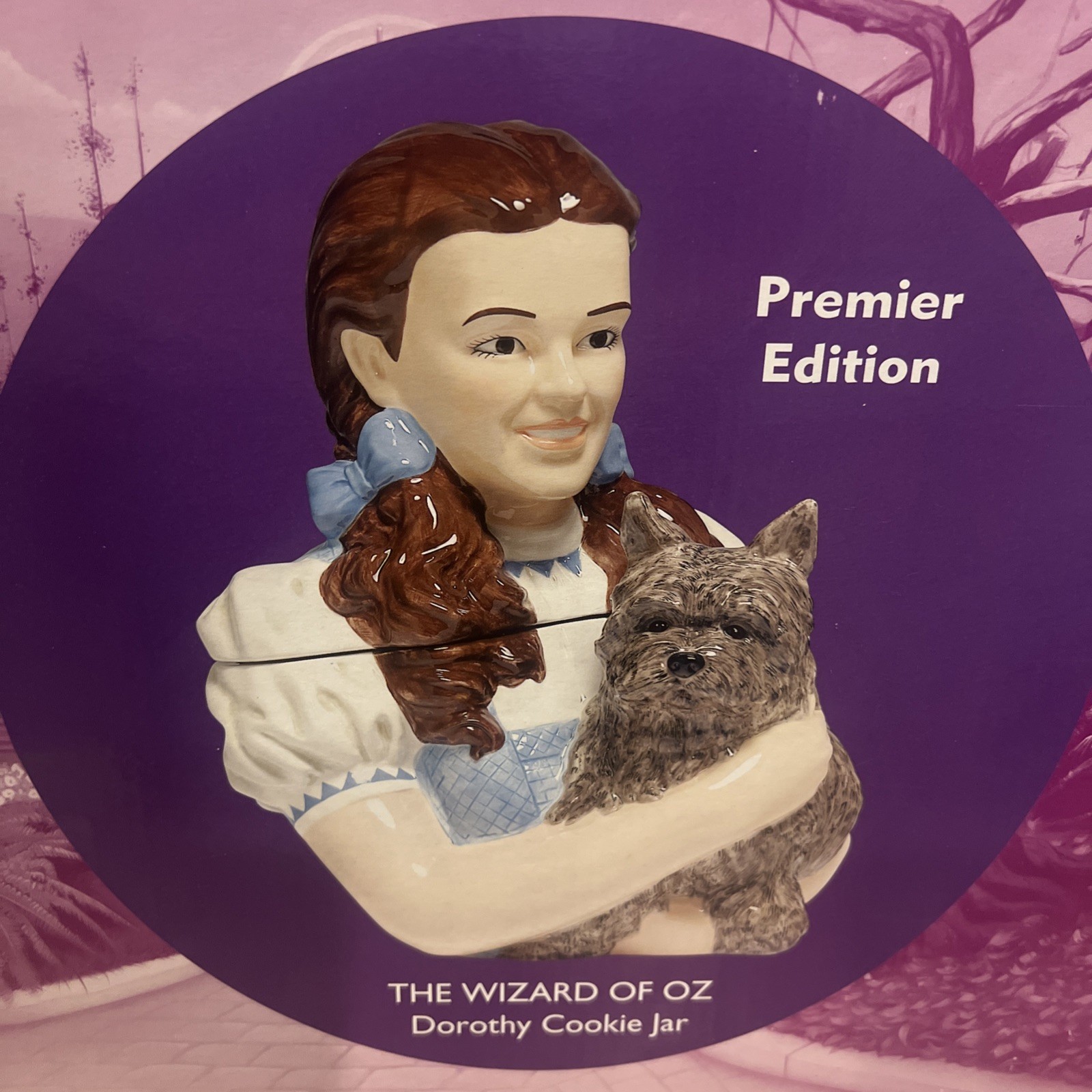 VINTAGE The Wizard of Oz Dorothy and Toto Cookie Jar Limited Edition New In Box