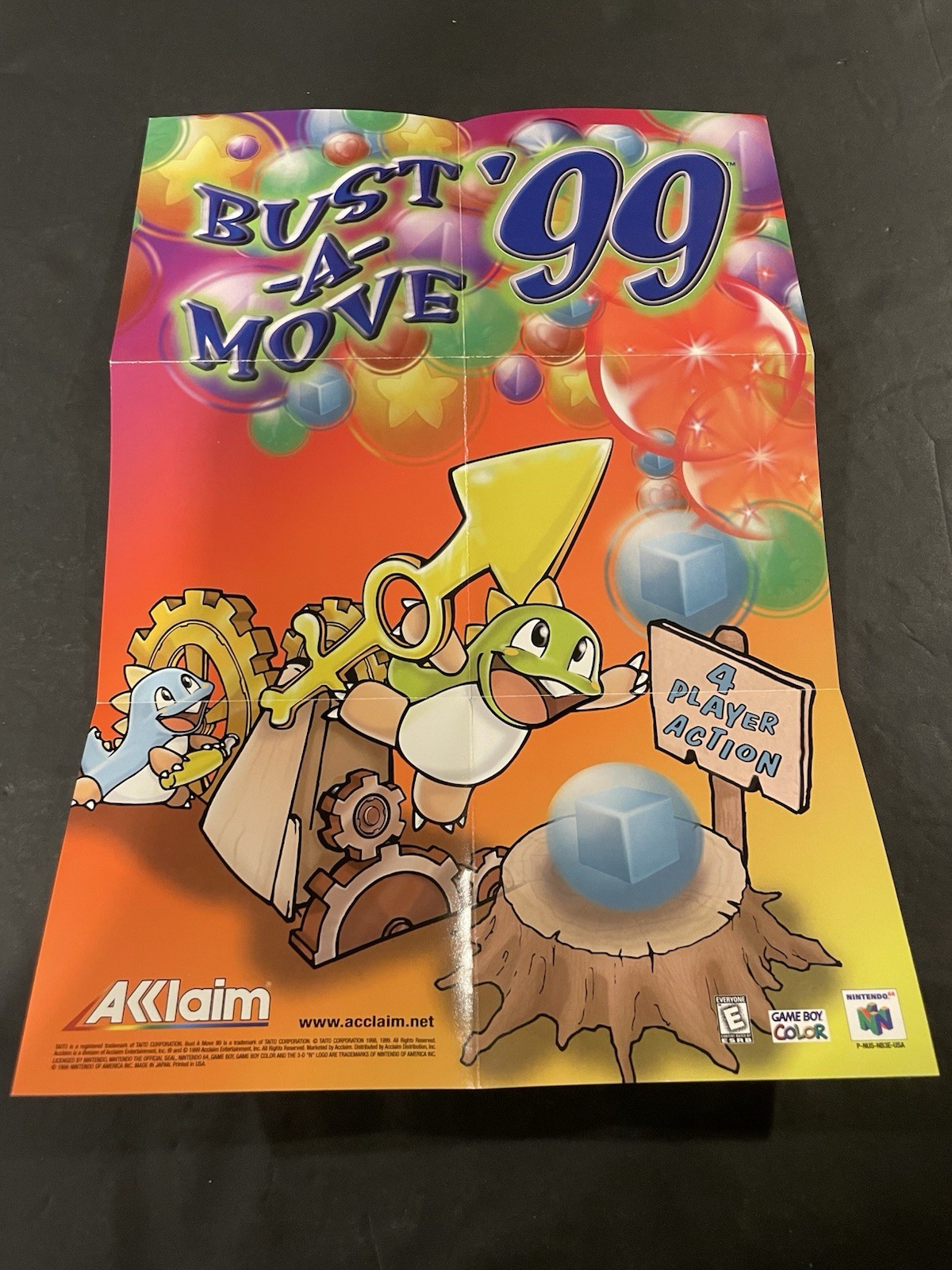 bust a move 99 n64 Poster Insert only