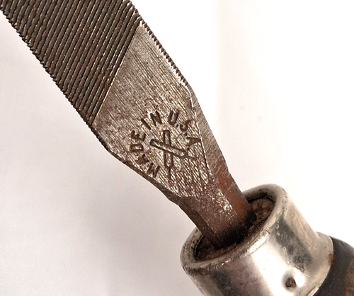VTG Wood Handle Files -Blue Point GA-98 Adjustable Jaw & Nicholson Slim Taper - Bild 12 von 15