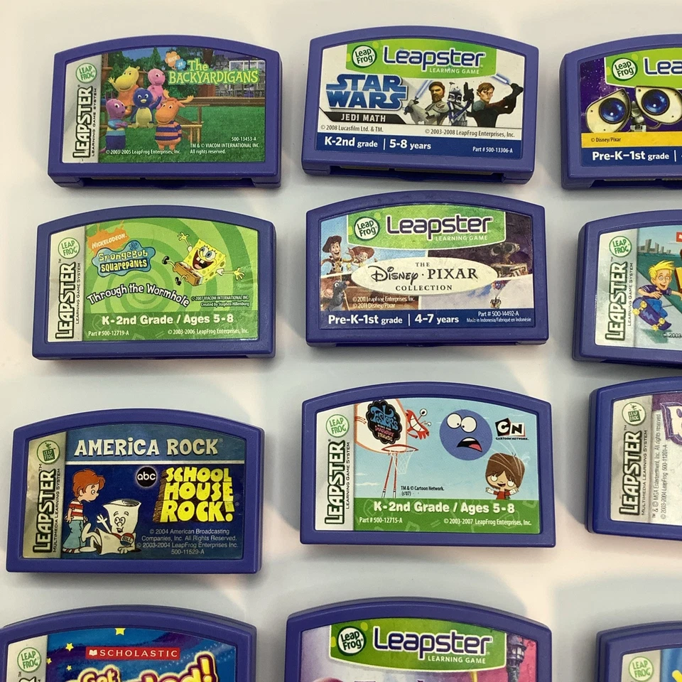 Leap Frog Leapster | L-Max Learning Games Lot of 20 Tested & Work - Image 2 of 4