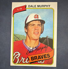 Topps 1980 Dale Murphy Atlanta Braves #274 Rookie MLB Baseball Card. rookie card picture