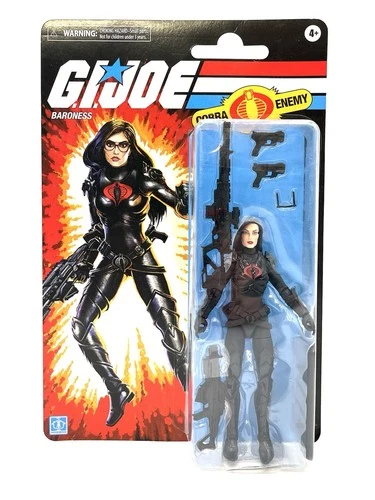 Hasbro G.IJoe Classified Series Retro Collection Cobra Baroness Boxed 6 Inch