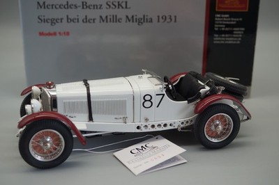 1/18 Mercedes-Benz SSKL #87 R. Caracciola MM 1931 #5831 CMC M-055 -pre-owned