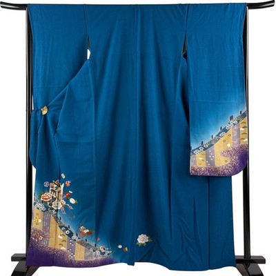length 161.5cm sleeve length 67cm M imperial sash thread wrap embroidery gold