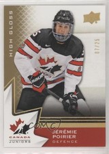 2020 Upper Deck Team Canada Juniors Hlinka High Gloss 7/25 Jeremie Poirier 05xg