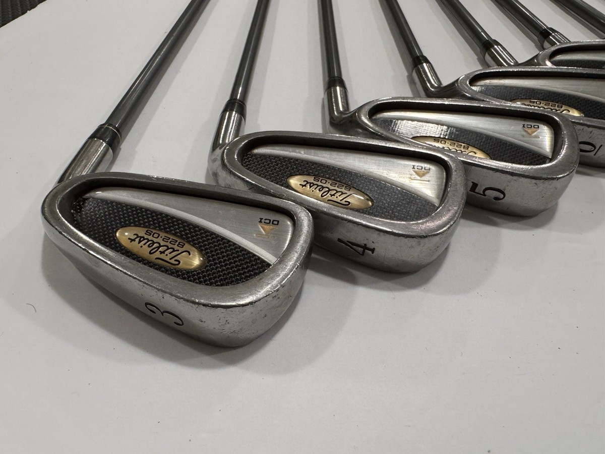 Titleist 822-OS Iron Set 3-P RH Ultralight 75 R Flex Graphite