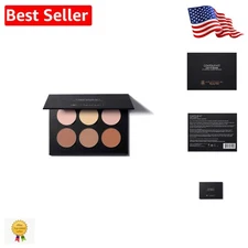 Contouring Powder Kit: Medium Coverage & Shimmery Finish for Everyday Elegance