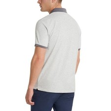 NWT Men's Heathered Solid Short Sleeve Polo Shirt SS Size SMALL