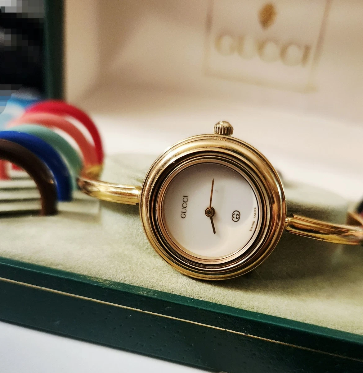 Gucci 1100 Bangle Women Wristwatches | eBay
