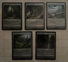 MTG Zendikar Expedition "Battle Lands" Artist Proof Set Titus Lunter Sketched