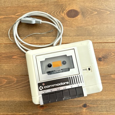 Commodore 64 1530 Datassette Cassette Model Tape Player Recorder Vintage