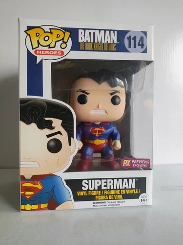Funko Pop Superman 114 Batman The Dark Knight Returns Px Previews Exclusive