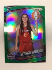 2025 Panini Prizm WNBA - Rookie Variation Georgia Amoore #140 Green Prizm (RC)