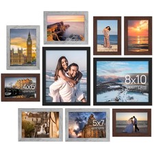 10-Piece Multi-Size Collage Picture Frames Set